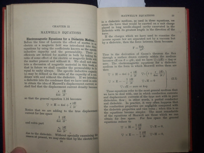 1934 ELECTOMAGNETIC WAVES HARDCOVER BOOK BY F.W.G. WHITE - KD 9124