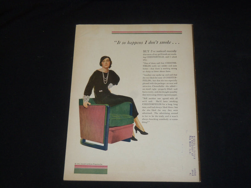 1931 SEPTEMBER 26 JUDGE MAGAZINE - ARE YOU VULNERABLE? - ST 5701