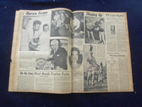 1958 JUNE 30 BOSTON RECORD AMERICAN NEWSPAPER-2 JETS RACE SUN IN RECORD- NP 6258