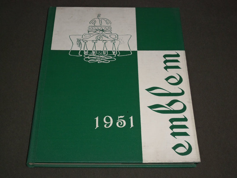 1951 THE EMBLEM CHICAGO TEACHERS COLLEGE YEARBOOK - ILLINOIS - PHOTOS - YB 1135