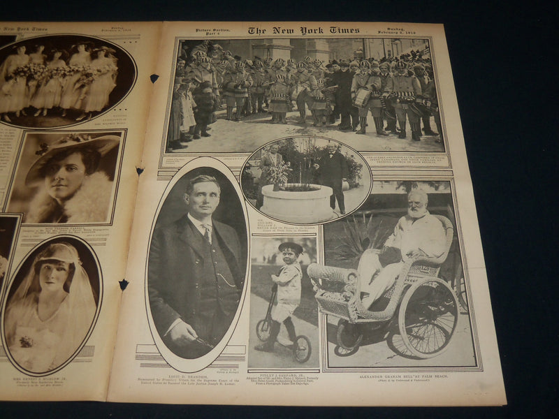 1916 FEBRUARY 6 NEW YORK TIMES ROTO PICTURE SECTION - 