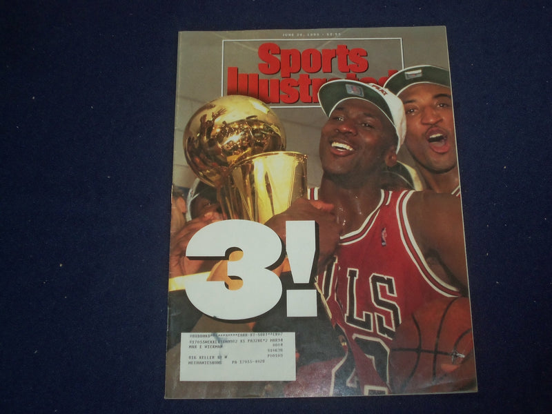 1993 JUNE 28 SPORTS ILLUSTRATED MAGAZINE- MICHAEL JORDAN -CHICAGO BULLS- ST 6767