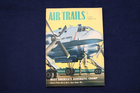 1951 FEBRUARY AIR TRAILS MAGAZINE - FAIRCHILD XC-120 COVER - E 11422