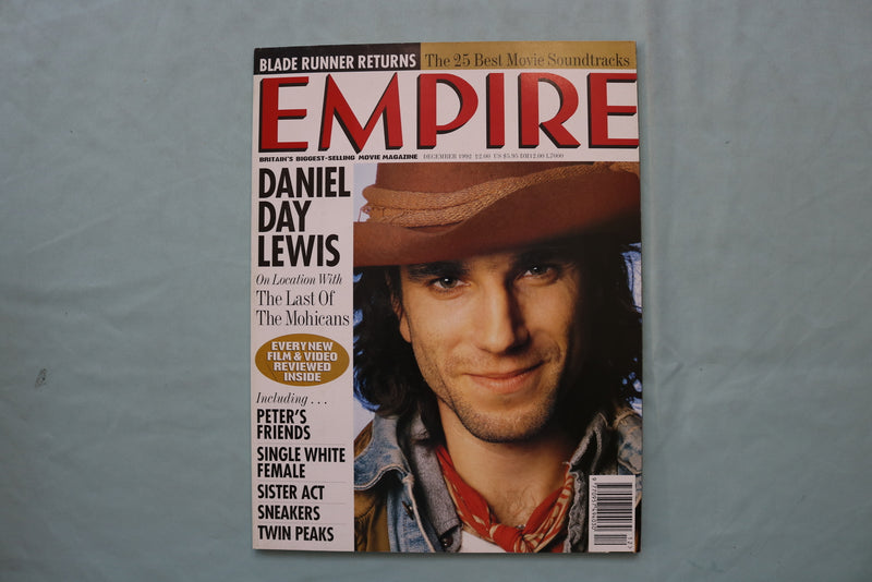 1992 DECEMBER EMPIRE MAGAZINE - DANIEL DAY LEWIS COVER - E 19565