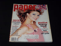 2002 JANUARY PAPER MAGAZINE - IVANA MILICEVIC FRONT COVER - E 2092