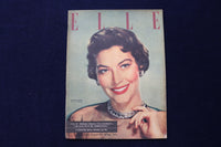 1952 JANUARY 31 ELLE MAGAZINE - AVA GARDNER - FRENCH COVER - E 23751