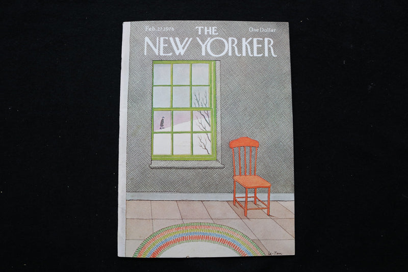 1978 FEBRUARY 27 NEW YORKER MAGAZINE - GREAT ILLUSTRATED COVER - NY 2940