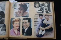 1950'S-1960'S TELEVISION STARS SCRAPBOOK -JAMES ARNESS - CHUCK CONNORS - E 24952