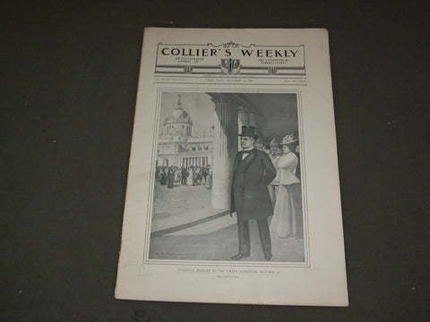1898 OCT 29 COLLIER'S MAGAZINE - PRESIDENT M'KINLEY AT OBAHA EXHIBITION - F 572