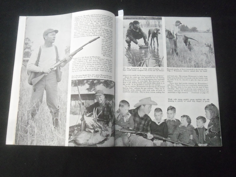 1956 FEBRUARY GUNS MAGAZINE - STEWART GRANGER - ROY ROGERS - J 7800