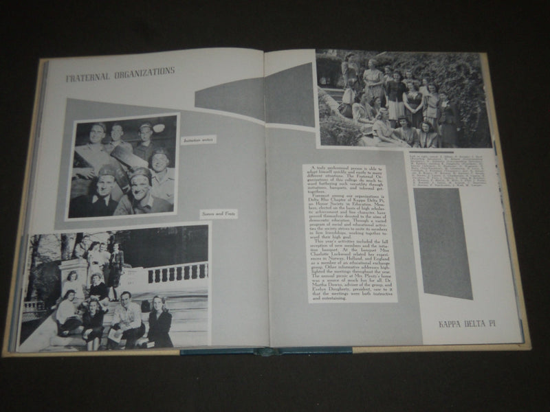 1948 MEMORABILIA NEW JERSEY STATE TEACHERS COLLEGE YEARBOOK - NEWARK NJ - YB 936