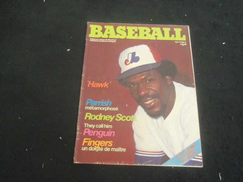 1979 BASEBALL MAGAZINE- MONTREAL EXPOS- ANDRE DAWSON COVER -FRENCH TEXT- B 6348G