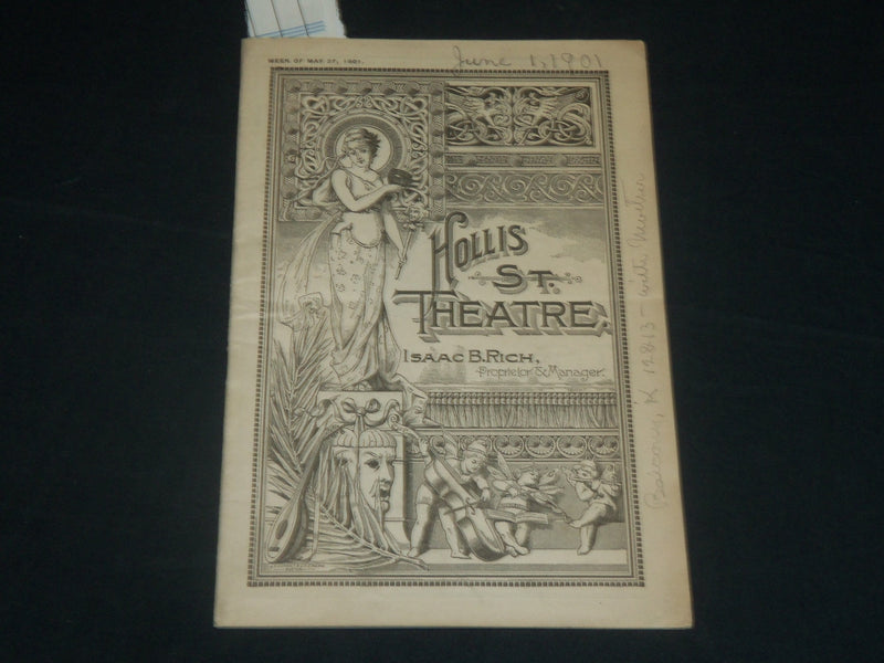 1901 THE MERCHANT OF VENICE - HOLLIS ST. THEATRE PROGRAM - J 5676