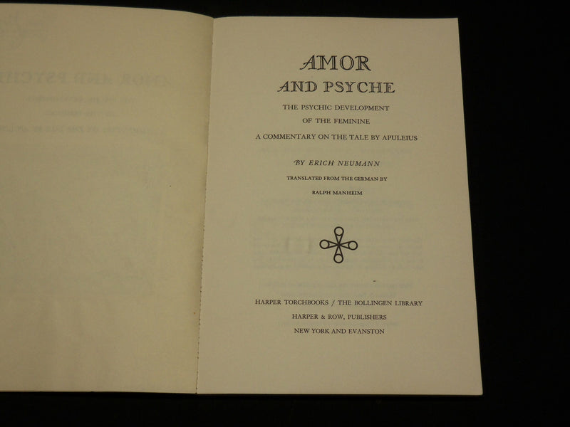 1962 AMOR AND PSYCHE SOFTCOVER BOOK BY ERICH NEUMANN - FEMININE - J 6112