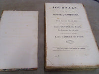 1821-22 JOURNALS OF THE HOUSE OF COMMONS- KING GEORGE IV 1ST YEAR REIGN- KD 1328
