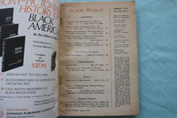 1976 JANUARY BLACK WORLD MAGAZINE - CHARLES C. DIGGS COVER - K 3373