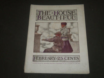 1914 FEBRUARY THE HOUSE BEAUTIFUL MAGAZINE - GREAT PHOTOS & ADS - ST 505