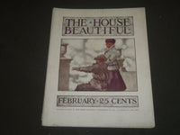 1914 FEBRUARY THE HOUSE BEAUTIFUL MAGAZINE - GREAT PHOTOS & ADS - ST 505