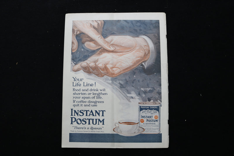 1920 FEBRUARY 14 COLLIER'S MAGAZINE - MAILMAN ON VALENTINE'S DAY COVER - E 10971
