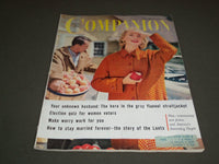 1956 NOVEMBER WOMAN'S HOME COMPANION MAGAZINE- GREAT COVER AND STORIES - SP 7116