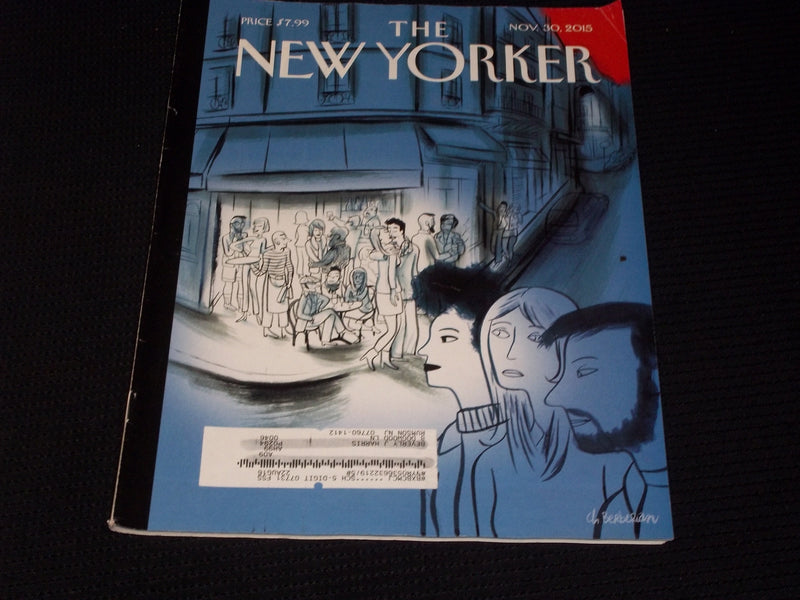 2015 NOVEMBER 30 THE NEW YORKER MAGAZINE NICE ILLUSTRATED COVER - E 3215