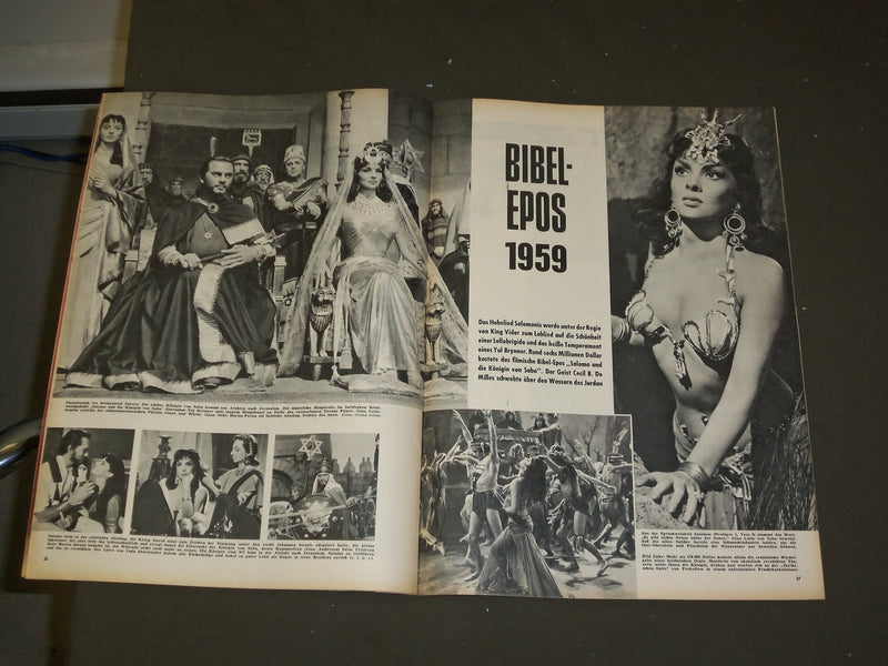 1959 DEC 8 FILM REVIEW (GERMAN) MAGAZINE - NICE PHOTOS, ARTICLES & ADS - B 3999