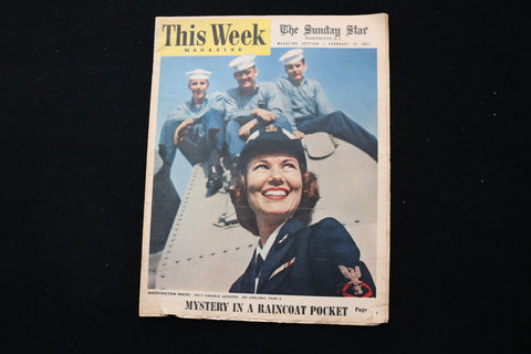 1952 FEBRUARY 24 THIS WEEK MAGAZINE - VIRGINIA JACKSON COVER - E 26317