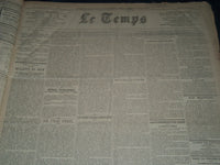 1927 JANUARY-MARCH LE TEMPS FRENCH NEWSPAPER BOUND VOLUME - VB 15