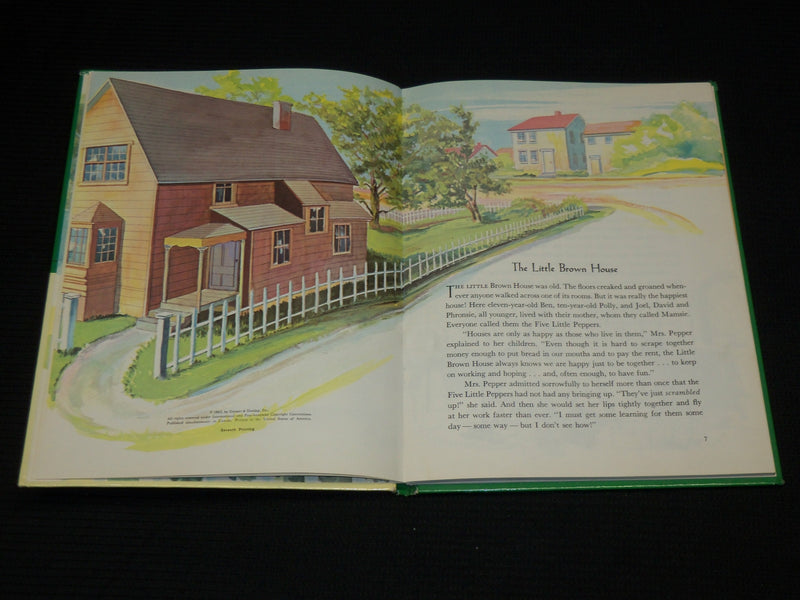 1963 FIVE LITTLE PEPPER AND HOW THEY GREW HARDCOVER BOOK BY SIDNEY - R 718T