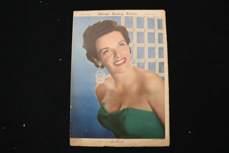1949 AUGUST 21 CHICAGO SUNDAY TRIBUNE MAGAZINE - JANE RUSSELL COVER - E 26221