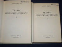 1963 TEATRO HISPANOAMERICANO BY AGUSTIN DEL SAZ VOLUME LOT OF 2 SPANISH- KD 2473