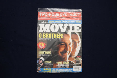 2000/2001 DEC/JAN TOTAL MOVIE MAGAZINE - GEORGE CLOONEY COVER - E 18817