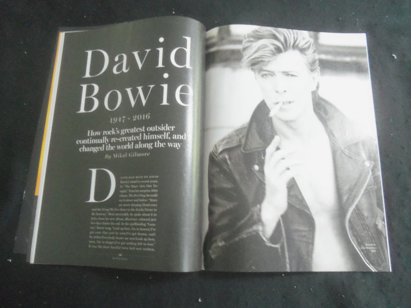 2016 FEBRUARY 11 ROLLING STONE MAGAZINE - DAVID BOWIE 1947-2016 - B 4370X