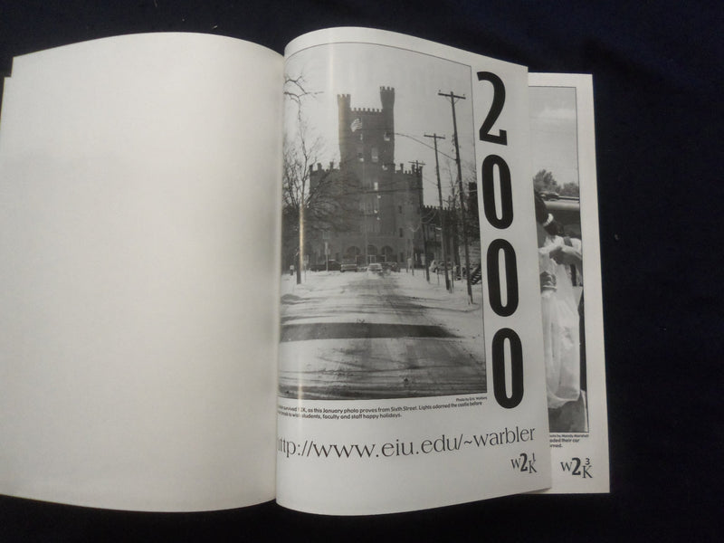 2000-2001 WARBLER EASTERN ILLINOIS STATE COLLEGE YEARBOOK-CHARLESTON, IL-YB 3319