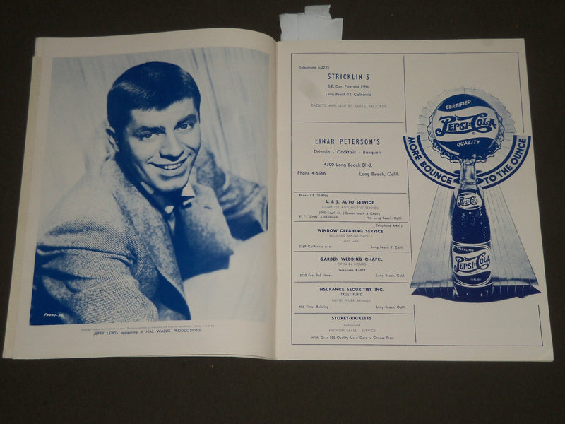 1952 MAY 21 THE GREATEST STATE SHOW ON EARTH PROGRAM - BOB HOPE - LEWIS - J 2360