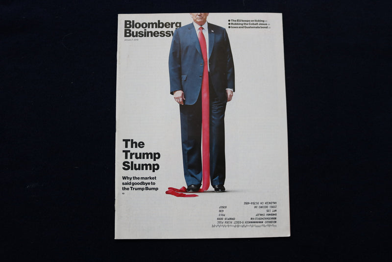 2019 JAN 7 BLOOMBERG BUSINESSWEEK MAGAZINE - THE TRUMP SLUMP COVER - E 11765