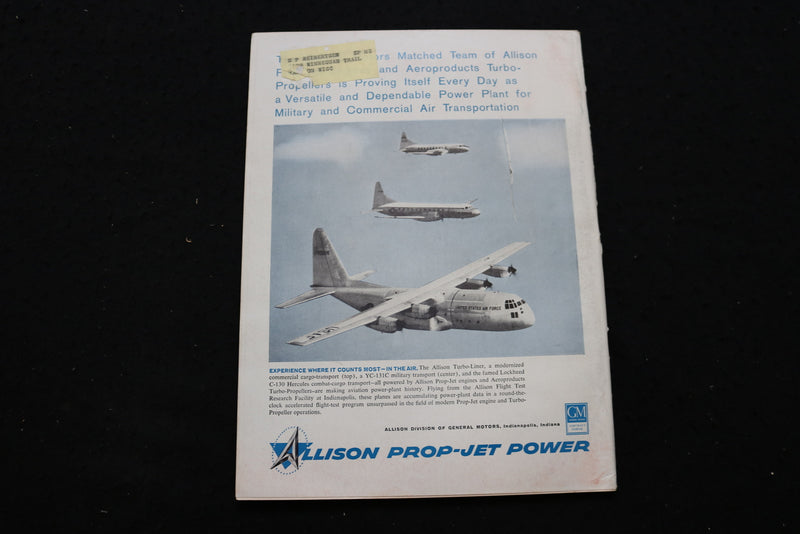 1957 OCT 14 AVIATION WEEK MAGAZINE - AVRO VULCAN B MK. II COVER - SP 4175N