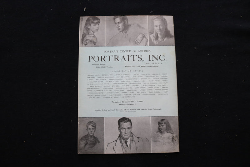 1947 NOV 15 THE ART DIGEST MAGAZINE - MOTHER PLAYING WITH CHILD COVER - E 10235