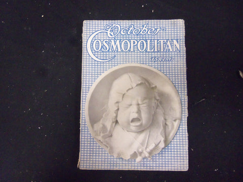 1908 OCTOBER COSMOPOLITAN MAGAZINE - NICE COVER, ADS AND ARTICLES - ST 3025