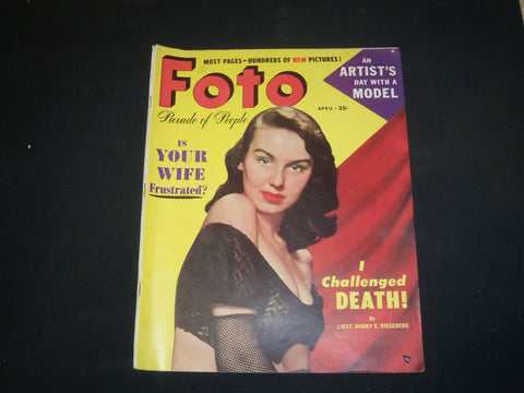1950 APRIL FOTO MAGAZINE - NICE COVER, PHOTOS & STORIES - ST 5327