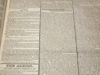 1827-1828 THE ALBION WEEKLY GAZETTE BOUND VOLUME NO. 6 - NEW YORK - R 89Y
