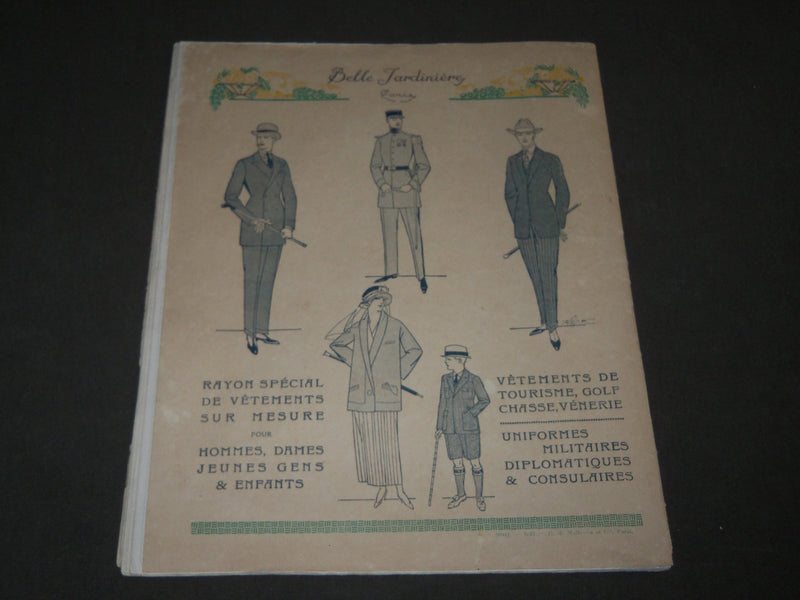 1923 SUMMER BELLE JARDINIERE PARIS FASHION FRENCH CATALOGUE - GARDERNER- FR 1051