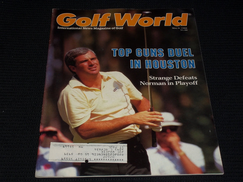 1988 MAY 6 GOLF WORLD MAGAZINE - CURTIS STRANGE FRONT COVER - E 6221