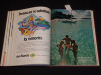 1974 JANUARY-DECEMBER THE MOTOR LAND MAGAZINE BOUND VOLUME - 6 ISSUES - KD 704W