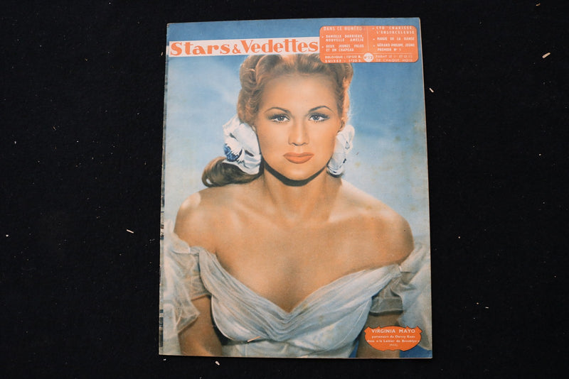 1950'S STARS & VEDETTES MAGAZINE - VIRGINIA MAYO COVER - E 25025