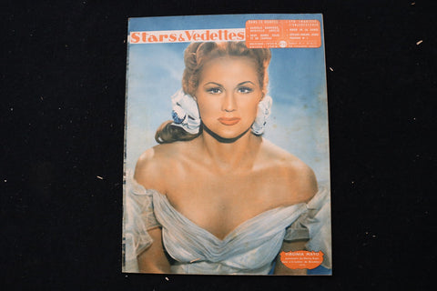 1950'S STARS & VEDETTES MAGAZINE - VIRGINIA MAYO COVER - E 25025
