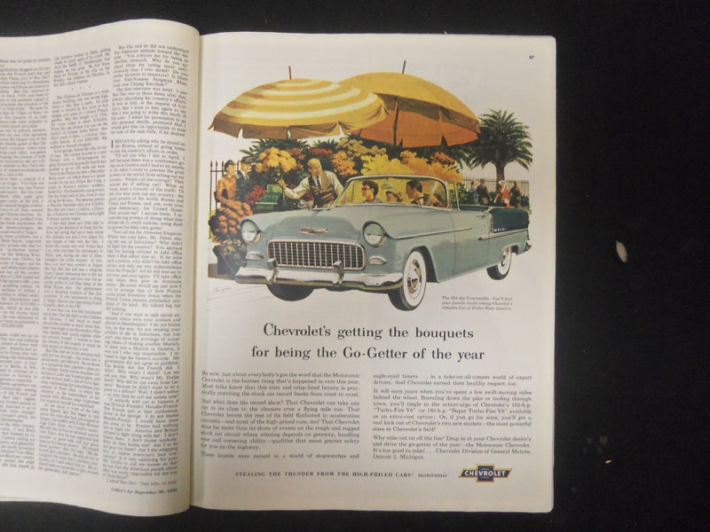 1955 SEPTEMBER 30 COLLIER'S MAGAZINE - ARTHUR GODFREY COVER -ST 4534