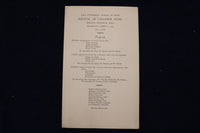 1934 YALE UNIVERSITY SCHOOL OF MUSIC RECITAL PROGRAMS - LOT OF 2 - K 1501