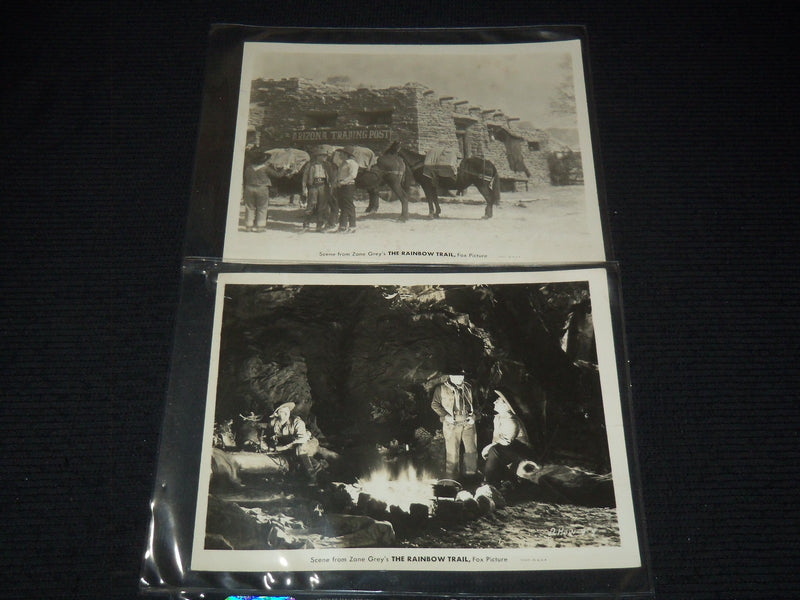 THE RAINBOW TRAIL MOVIE STILLS - LOT OF 2 PHOTOS - 8x10 - #97