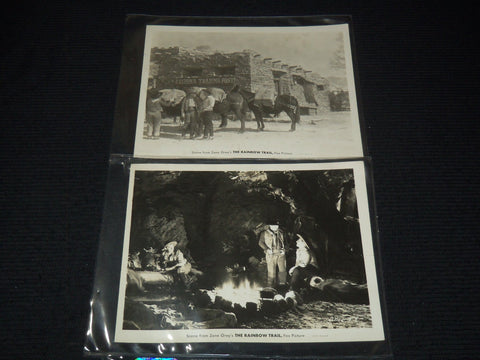 THE RAINBOW TRAIL MOVIE STILLS - LOT OF 2 PHOTOS - 8x10 - #97